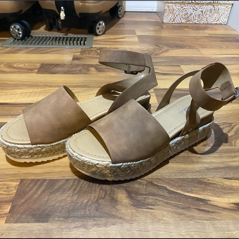 Soda sandals.
